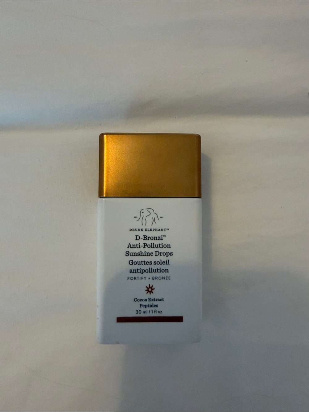 Drunk Elephant D-Bronzi Anti-Pollution Sunshine Drops - Gold & White